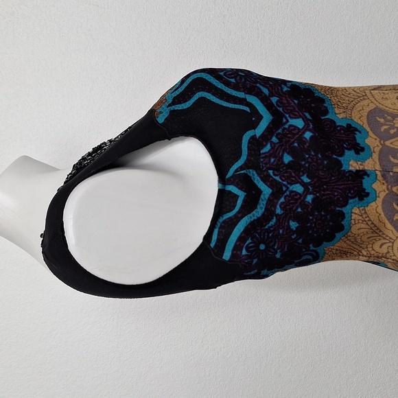 Tracy Reese Multicolor Bohemian Beaded Southwestern Boho Sheath Dress Size Small - Picture 10 of 14